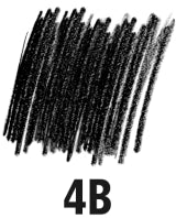 STAEDTLER MARS LUMOGRAPH BLACK ART PENCIL 100B-4B