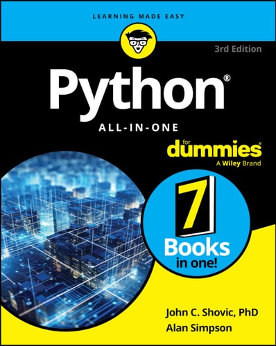 Python All-in-One For Dummies 3rd Edition (Paperback) 