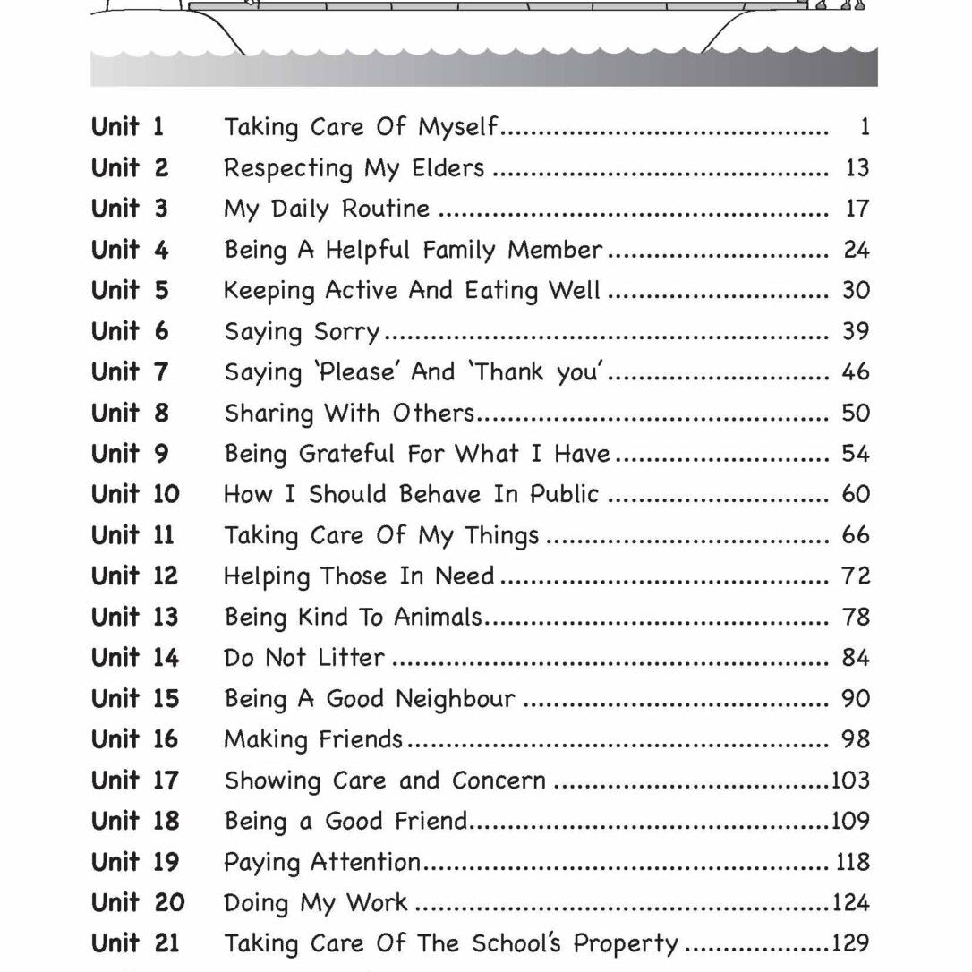 Bridging From K2 To P1 Character Education