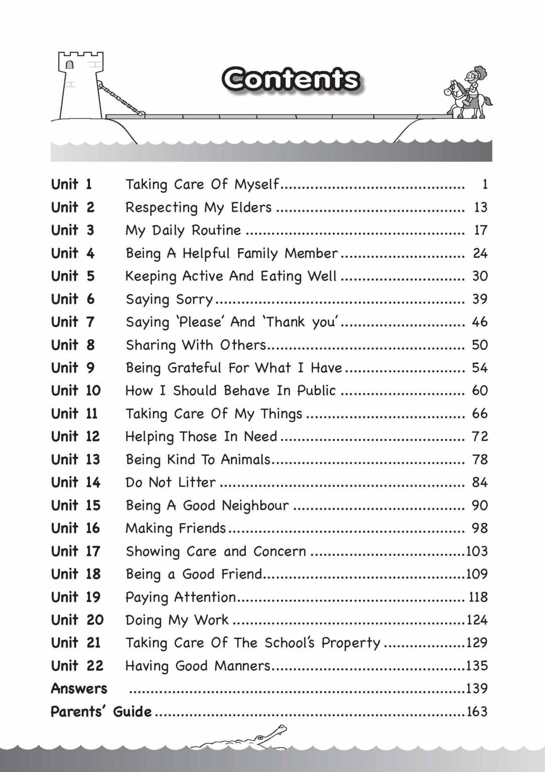 Bridging From K2 To P1 Character Education