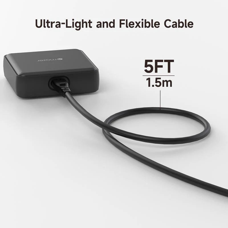 Mazer M-D170W-V5-BK PD170W 8Ports (7C1A) Desktop Charger with 1.5M Power Cable (Black)