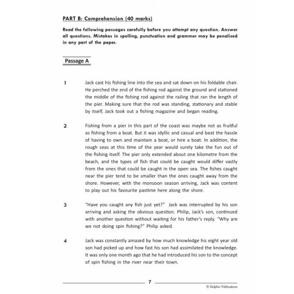 Secondary 1 English Practice Papers