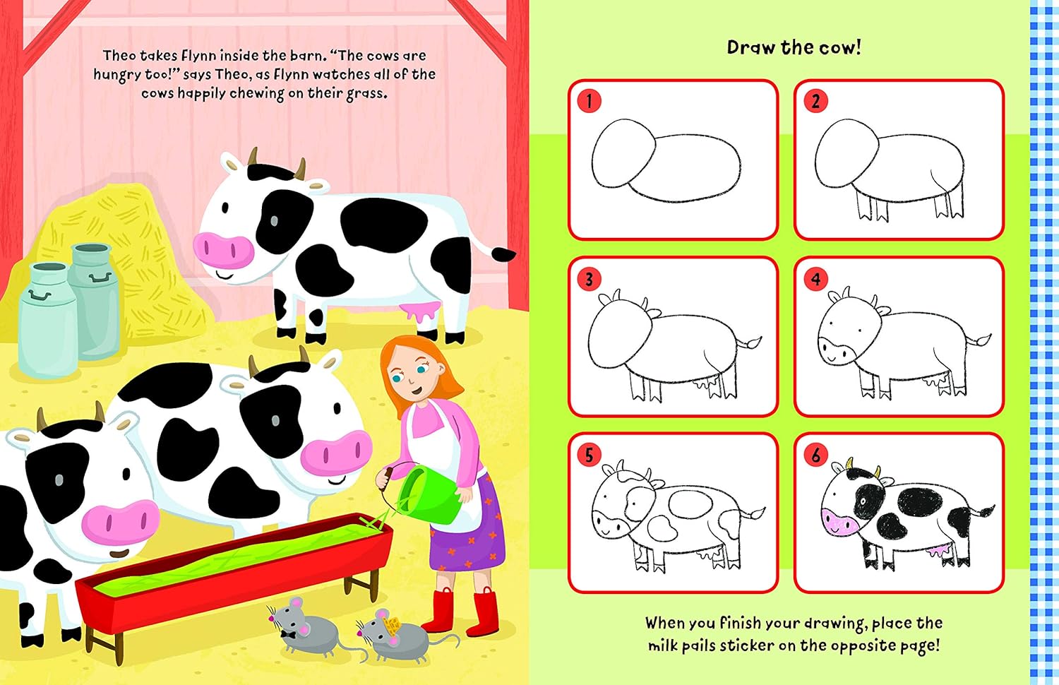Watch Me Read and Draw: On the Farm