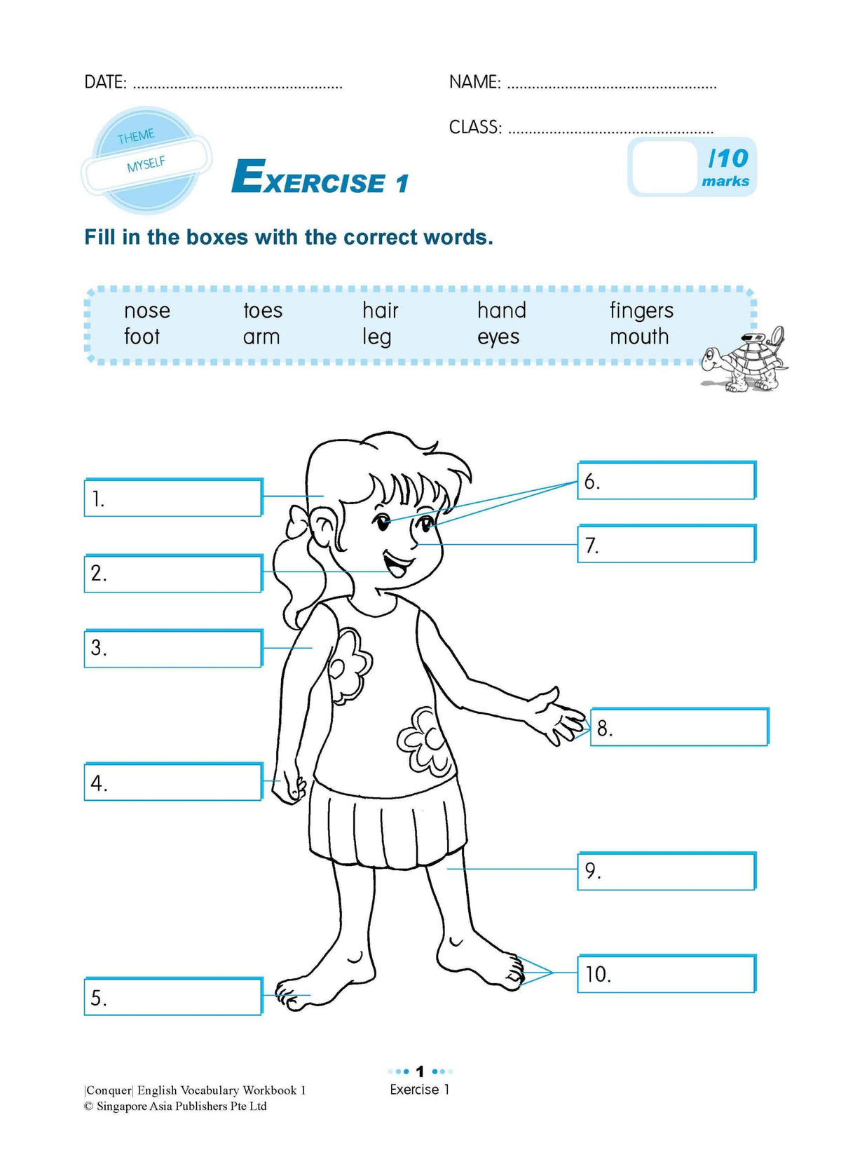 Conquer English Vocabulary Workbook 1