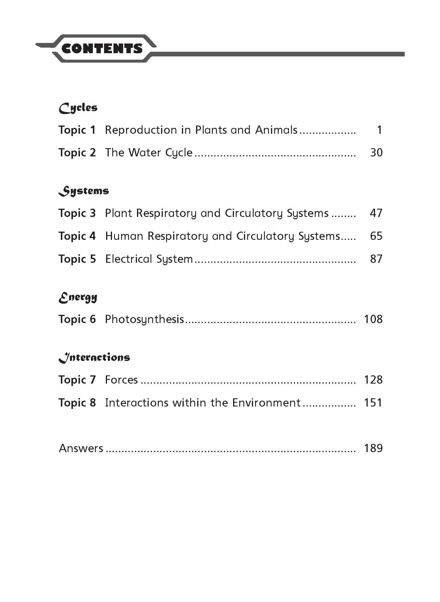 Primary 5/6 Foundation Science Topical Practice Workbook
