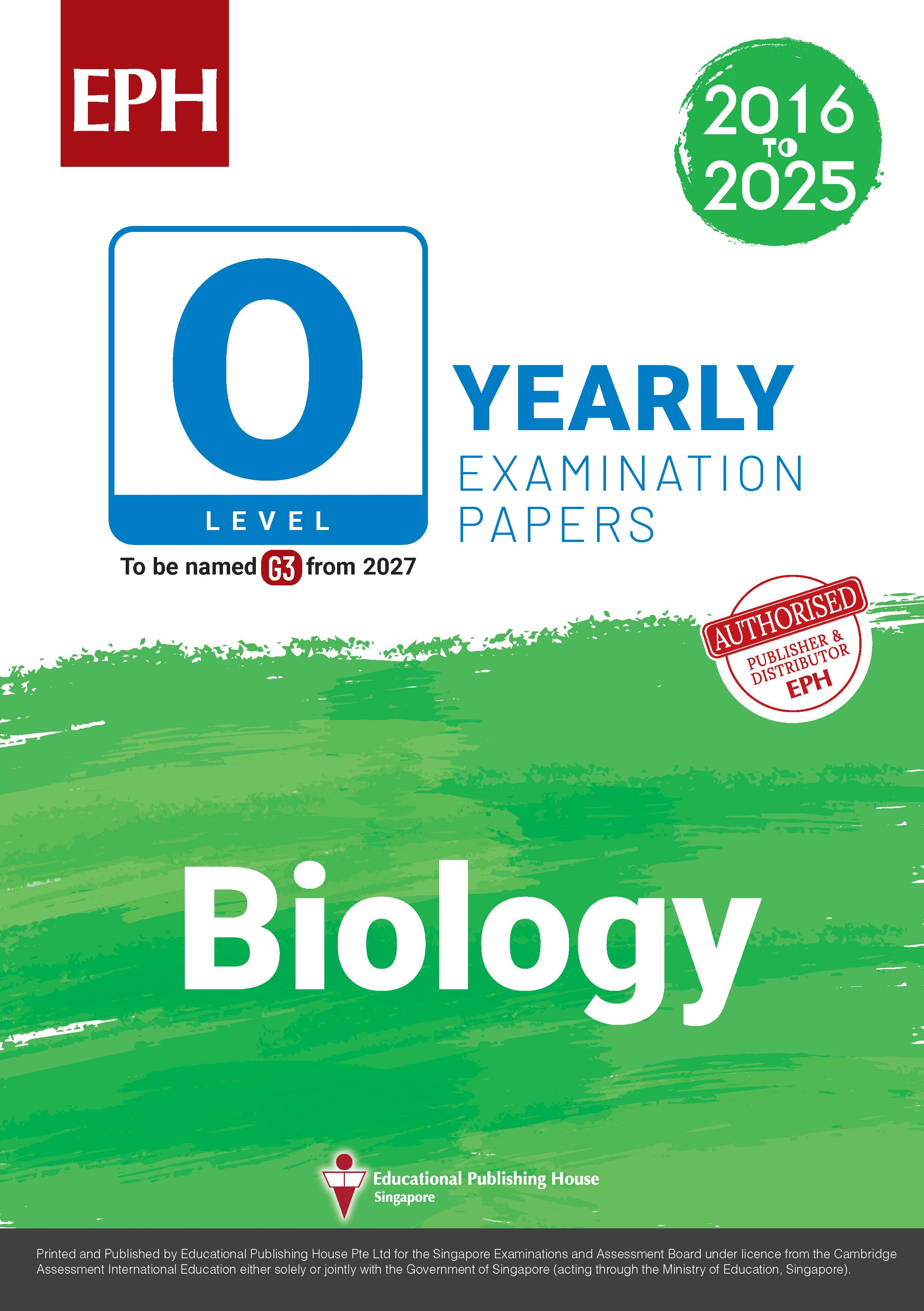 OL Biology Examination Q&A 16-25 (Yearly)