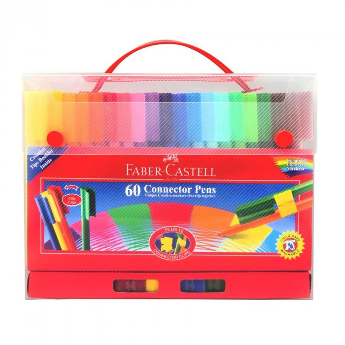 Faber-Castell Connector Pen Gift Pack, Set of 60-155071