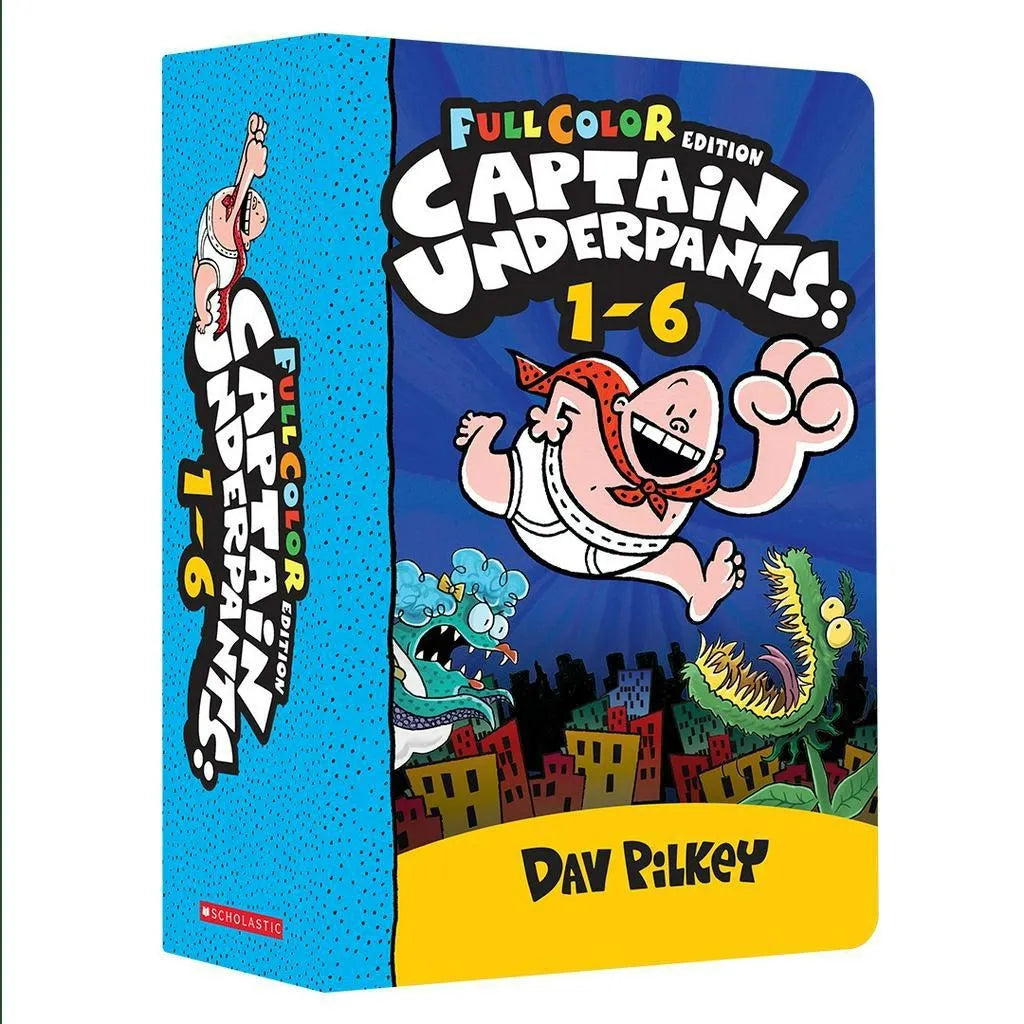 Captain Underpants: Color Edition Boxed Set (1-6)