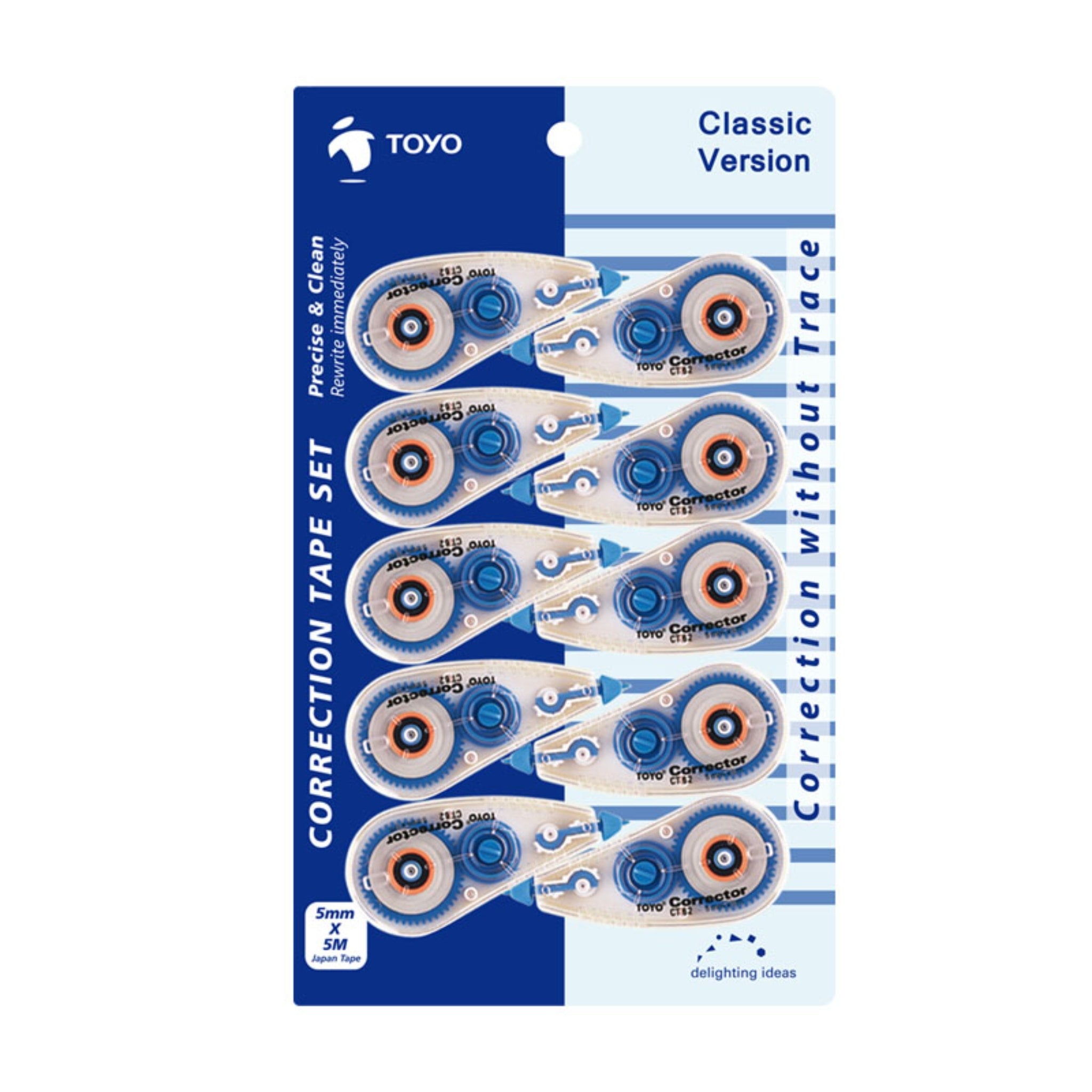 Toyo Correction Tape Set 5mmx5m Ct62/10 