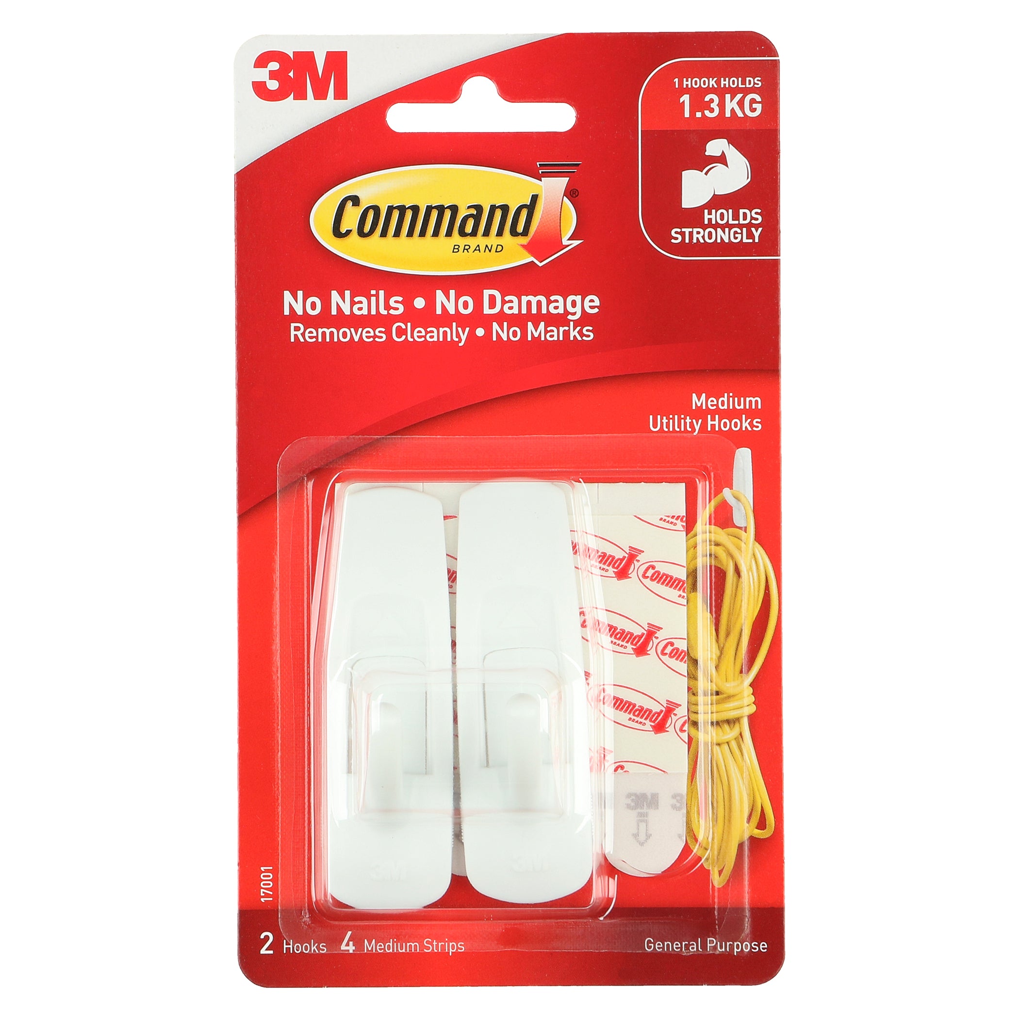 Command™ 17001ANZ Medium Hooks