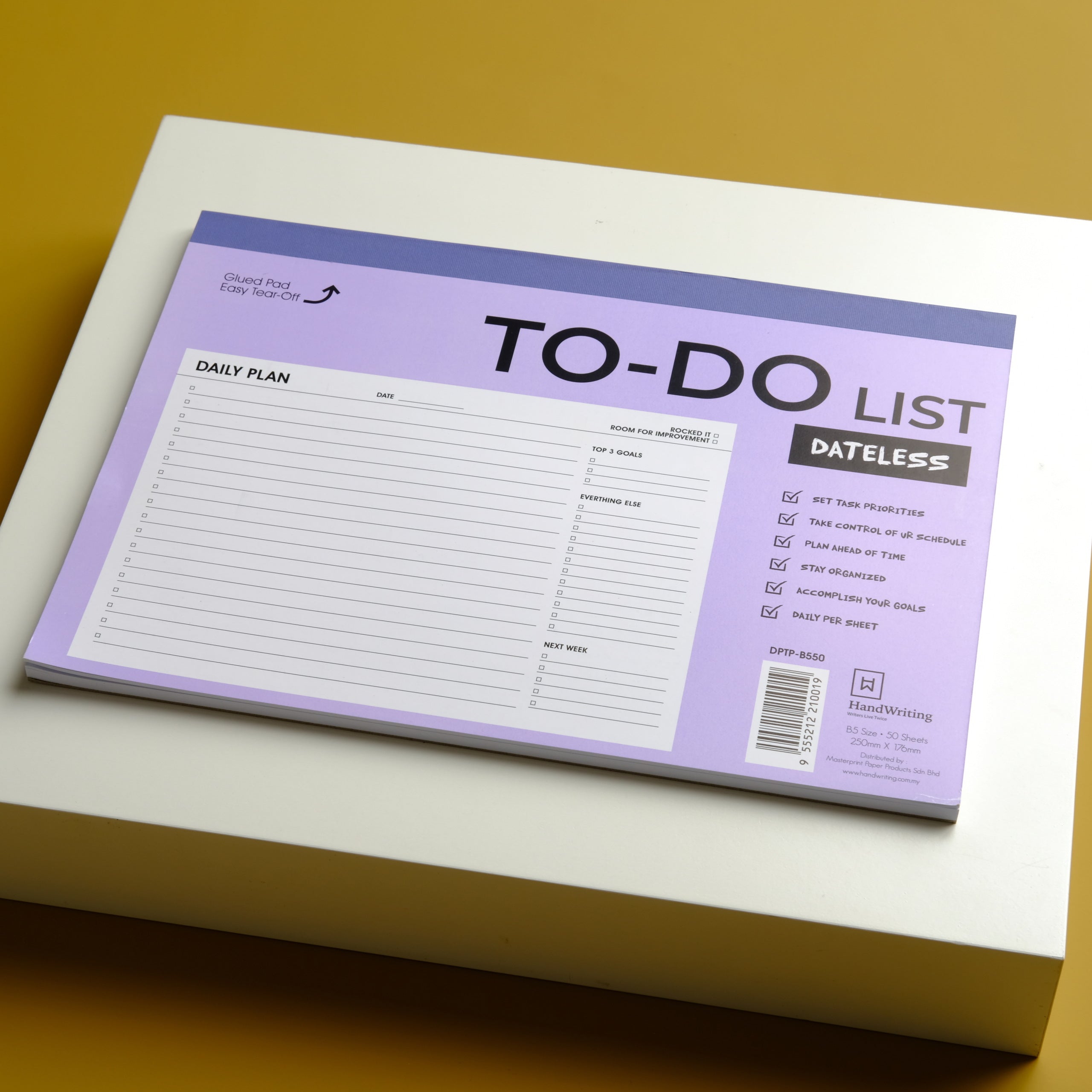 Hw Planner Pad (to-do) A5/80g Dptp-b550