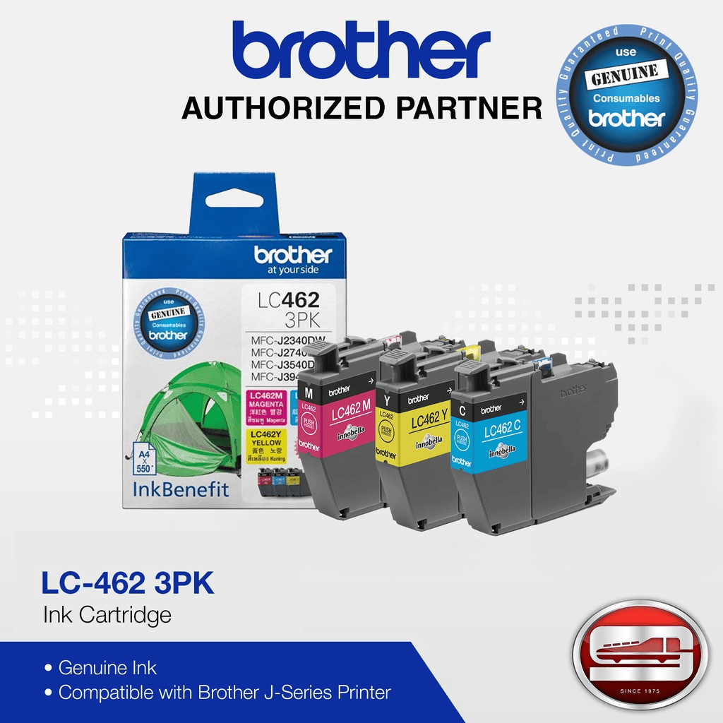  Brother LC-462 3PK (Magenta, Cyan, Yellow)