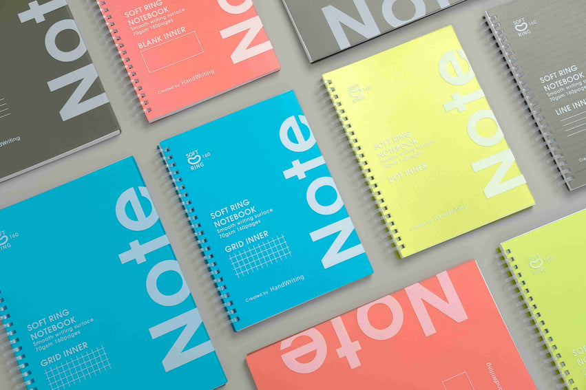 Hw Soft Ring Dotto Notebook A5 70g 160pg