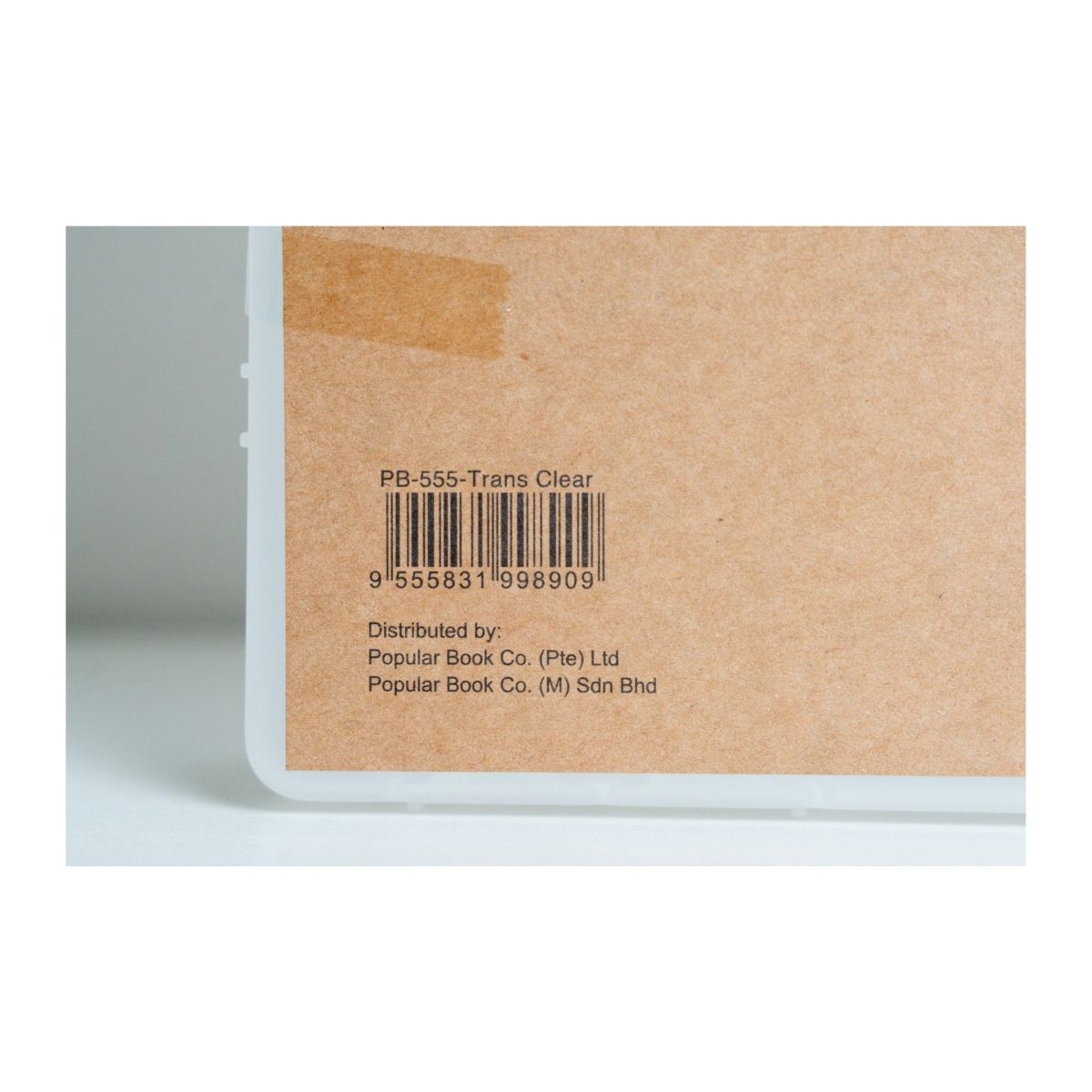 Pop Bazic Document Case with Handle – Clear