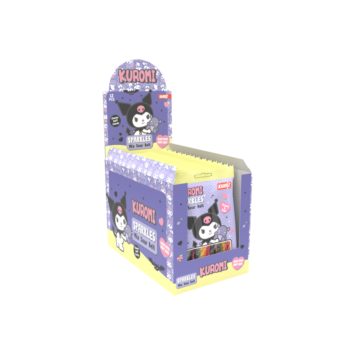 Kuromi Sparkles Belt Fruits 80g