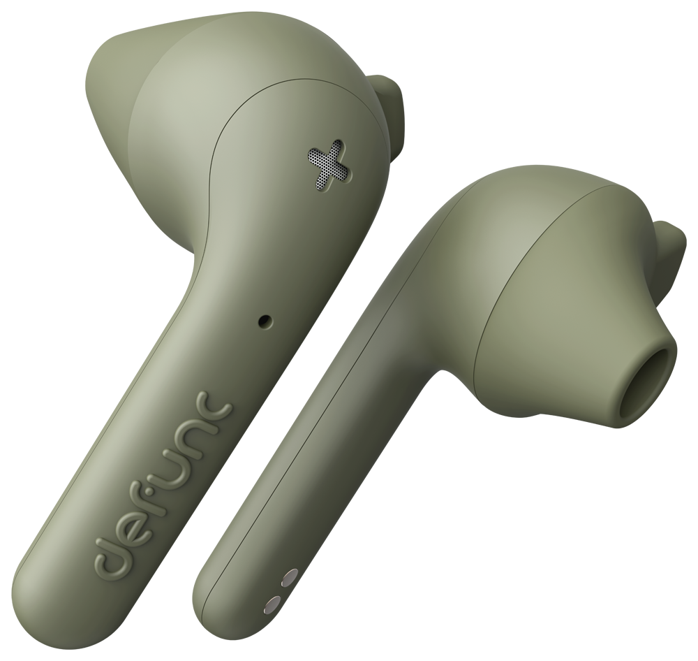 Defunc True Basic Wireless Earbuds, Green