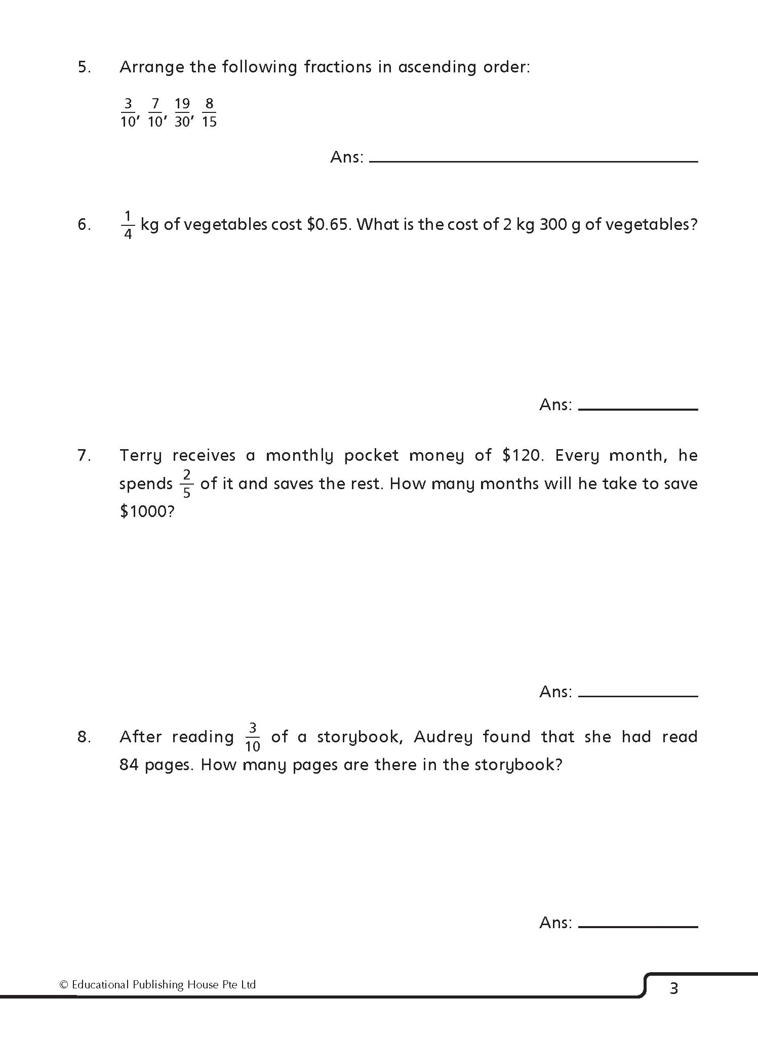 Primary 6 Andrew Er's Maths Companion