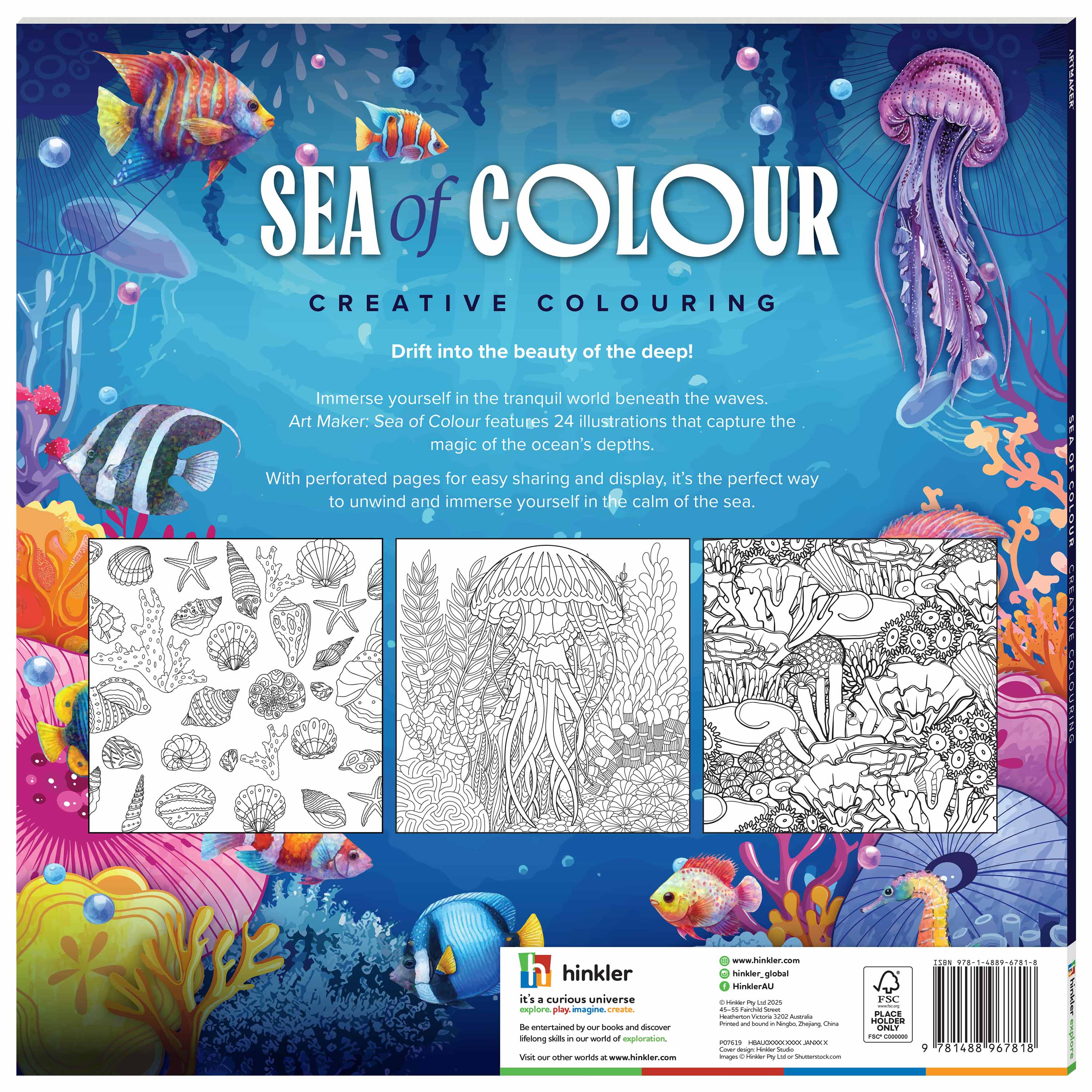 Art Maker Creative Colouring Sea of Colour