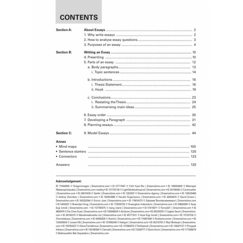 Lower Secondary Essential Essays