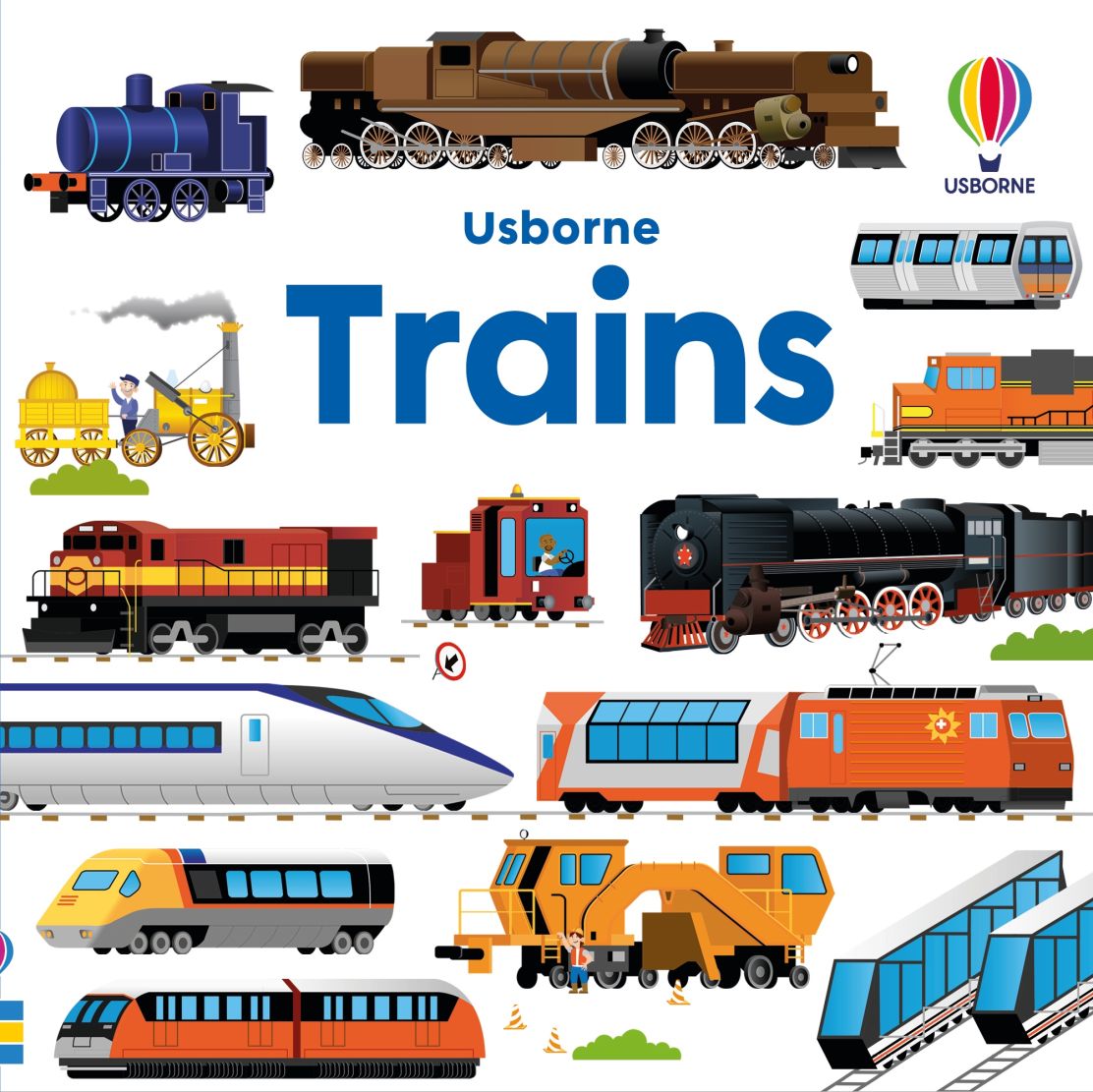 Usborne Book & Jigsaw: Trains
