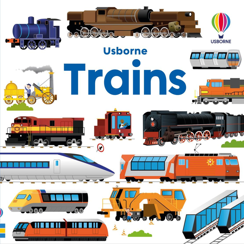 Usborne Book & Jigsaw: Trains