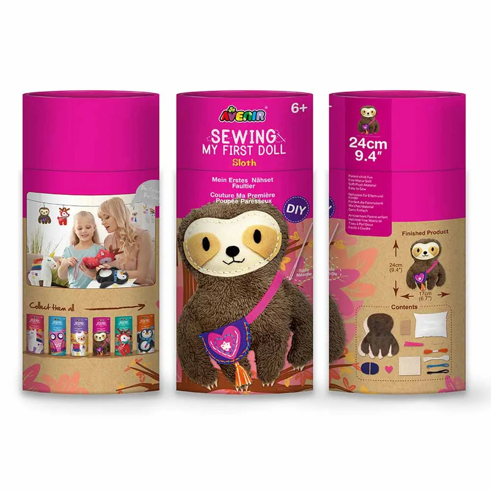 Avenir Diy Sewing Doll Sloth