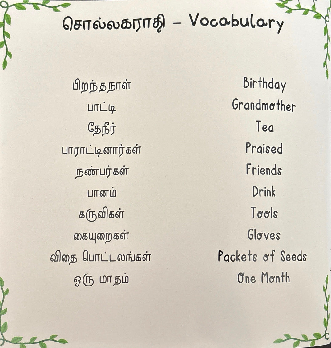 Ramu's Birthday (Tamil)