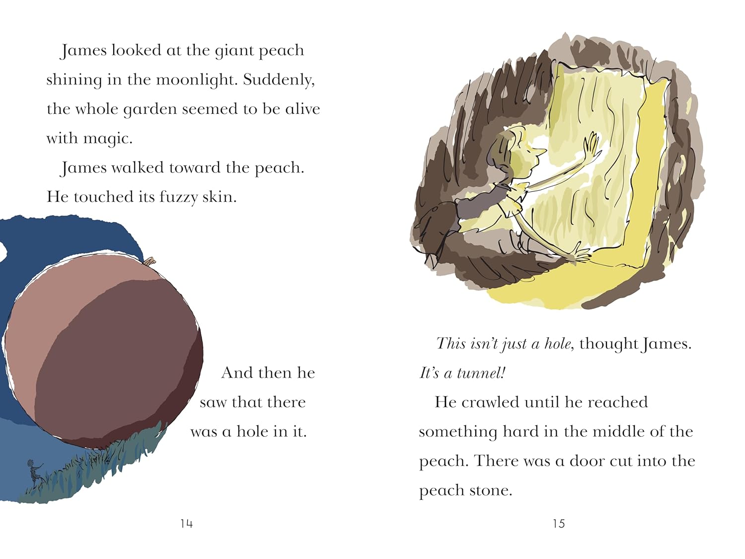James and the Giant Peach: The Fantastic Flying Fruit (Penguin Young Readers, Level 3) Paperback 