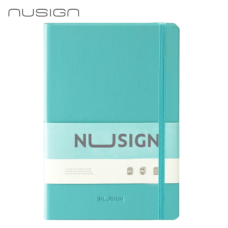 DELI NUSIGN  A5 PU NOTEBOOK BLUE ENS281