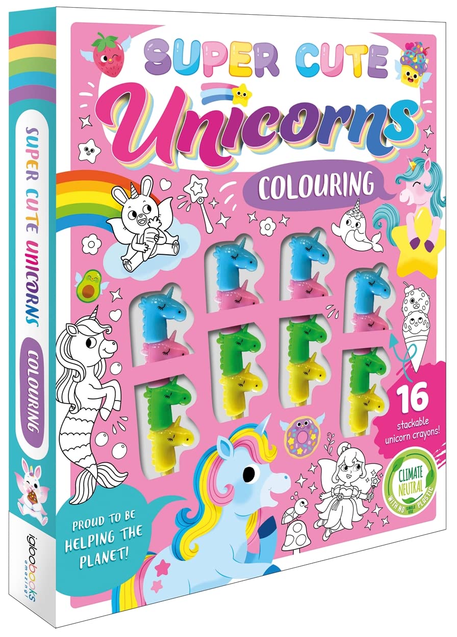 Super Cute Unicorns Colouring (Paperback)