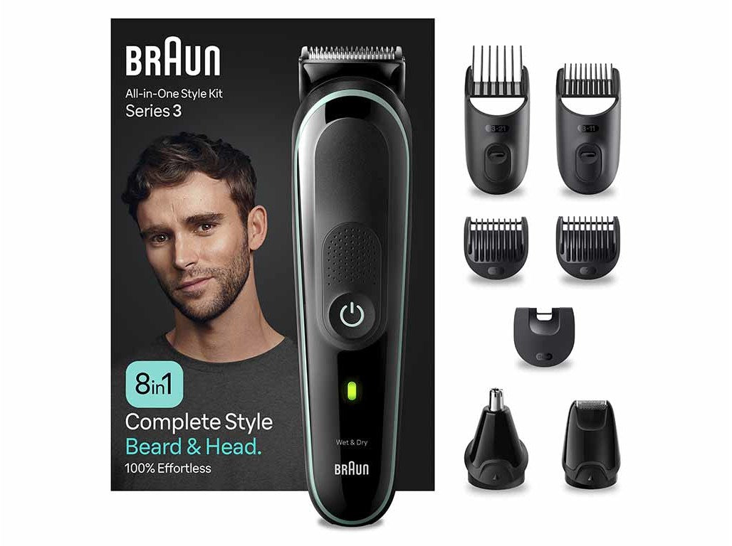 Aparador De Barba E Cabelo Braun Series 3 Mgk3441