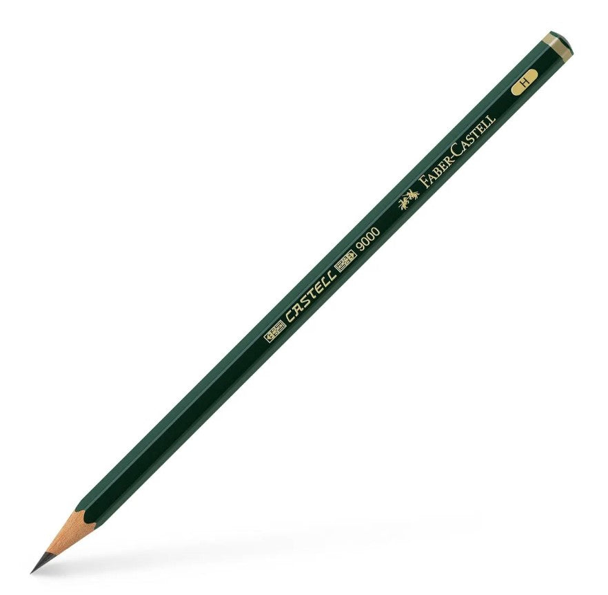 Faber-Castell Castell 9000 Graphite Pencil H-11710H