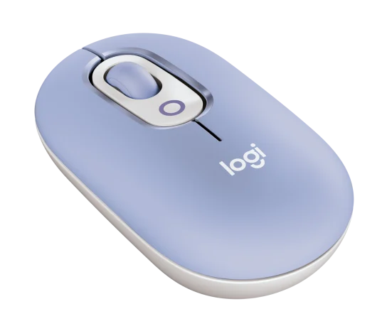 Logitech POP Mouse With Emoji Button Lilac