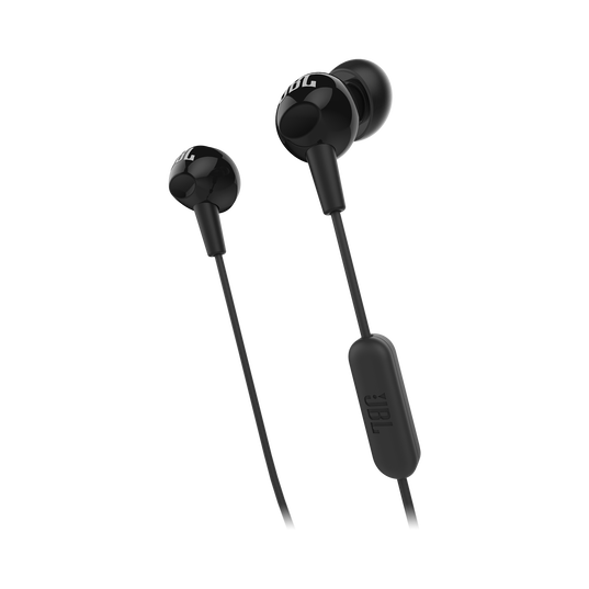 JBL C150SI In Ear Headphones With Mic - Black