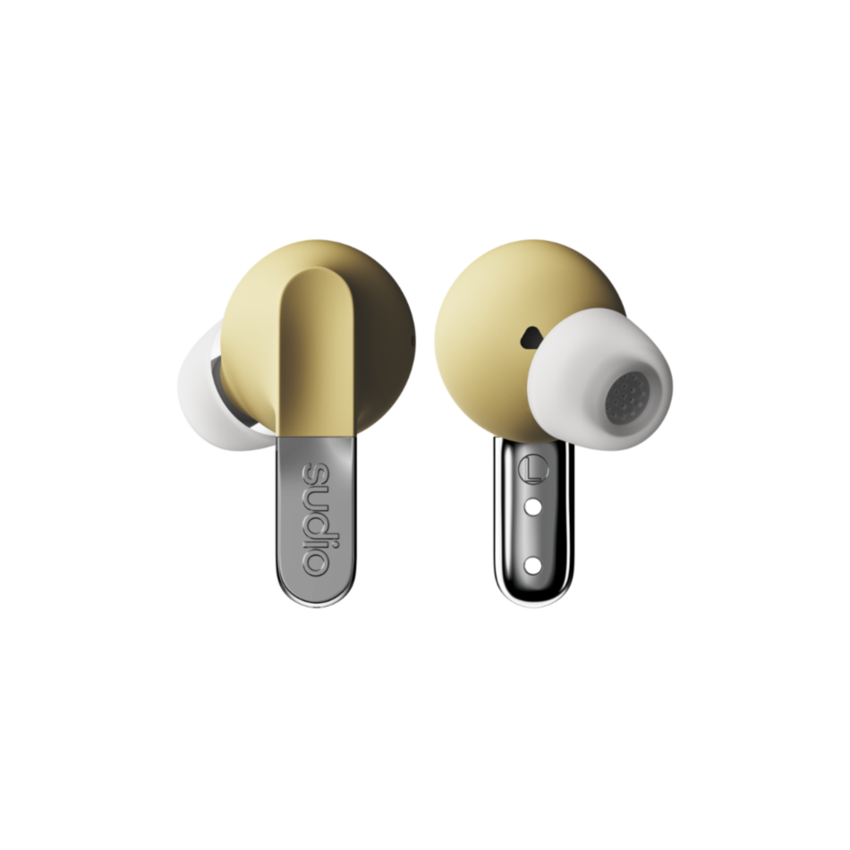 Sudio N3 Pro True Wireless Earbuds with ANC - Yellow
