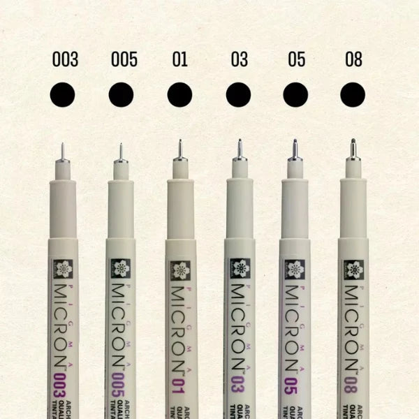 Pigma Micron Manga Intermediate Skill Set 6