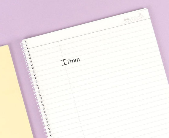CHIIKAWA B5 SPIRAL NOTEBOOK 24'S