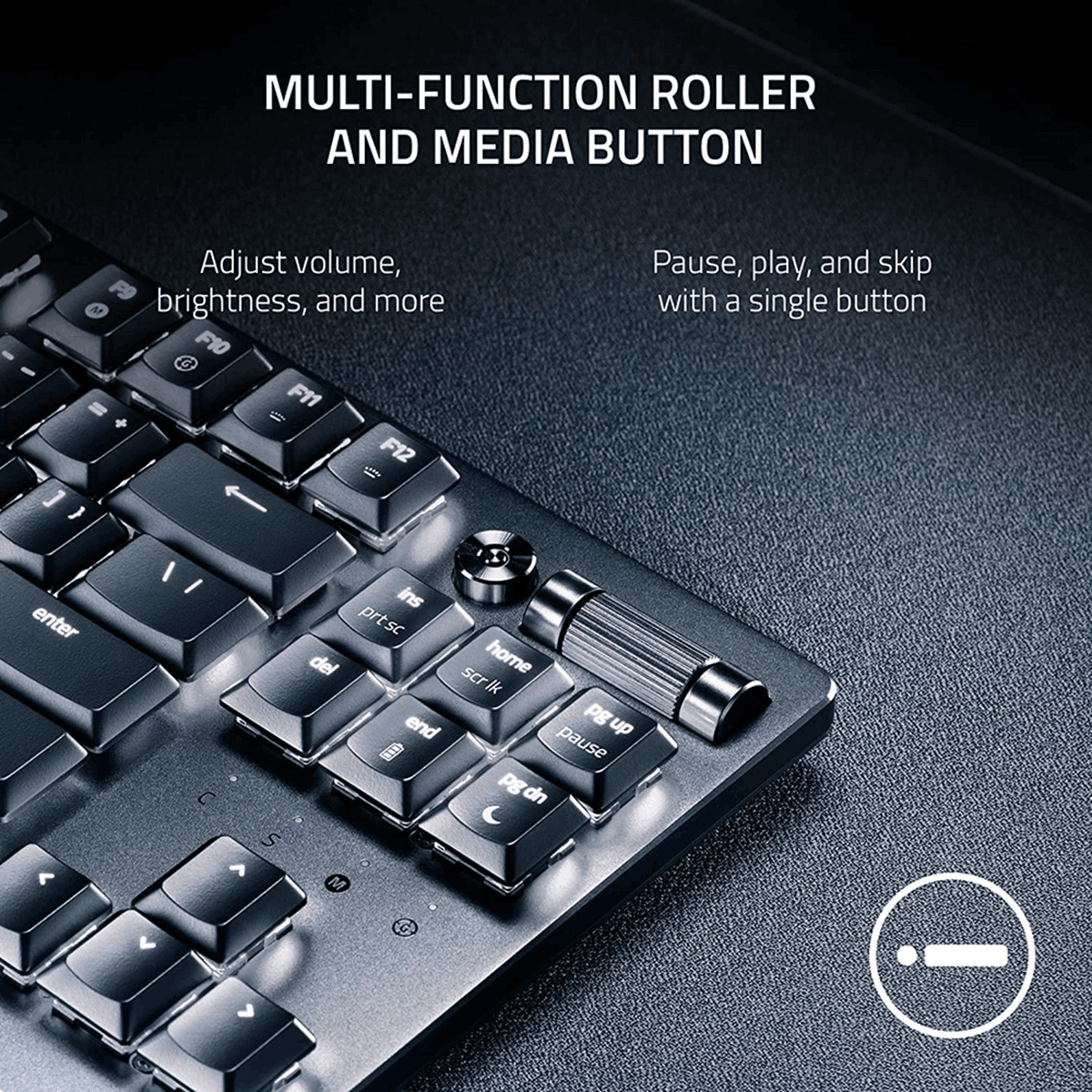 Razer DeathStalker V2 Pro Wireless Low Profile Optical Gaming Keyboard (Linear Red Switch)