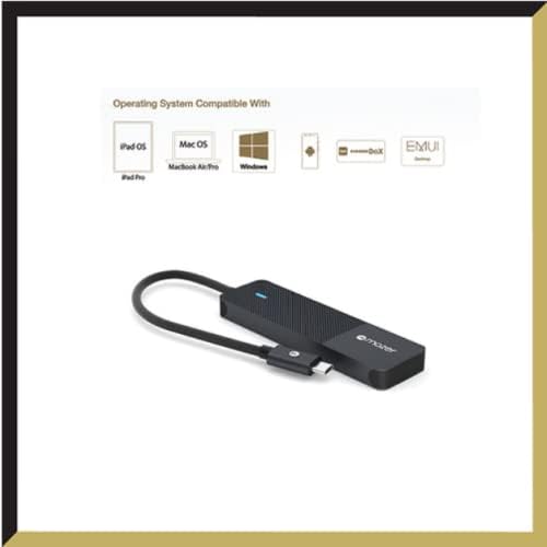 Mazer USB-C Multimedia Pro Hub 4-in-1 Black Edition
