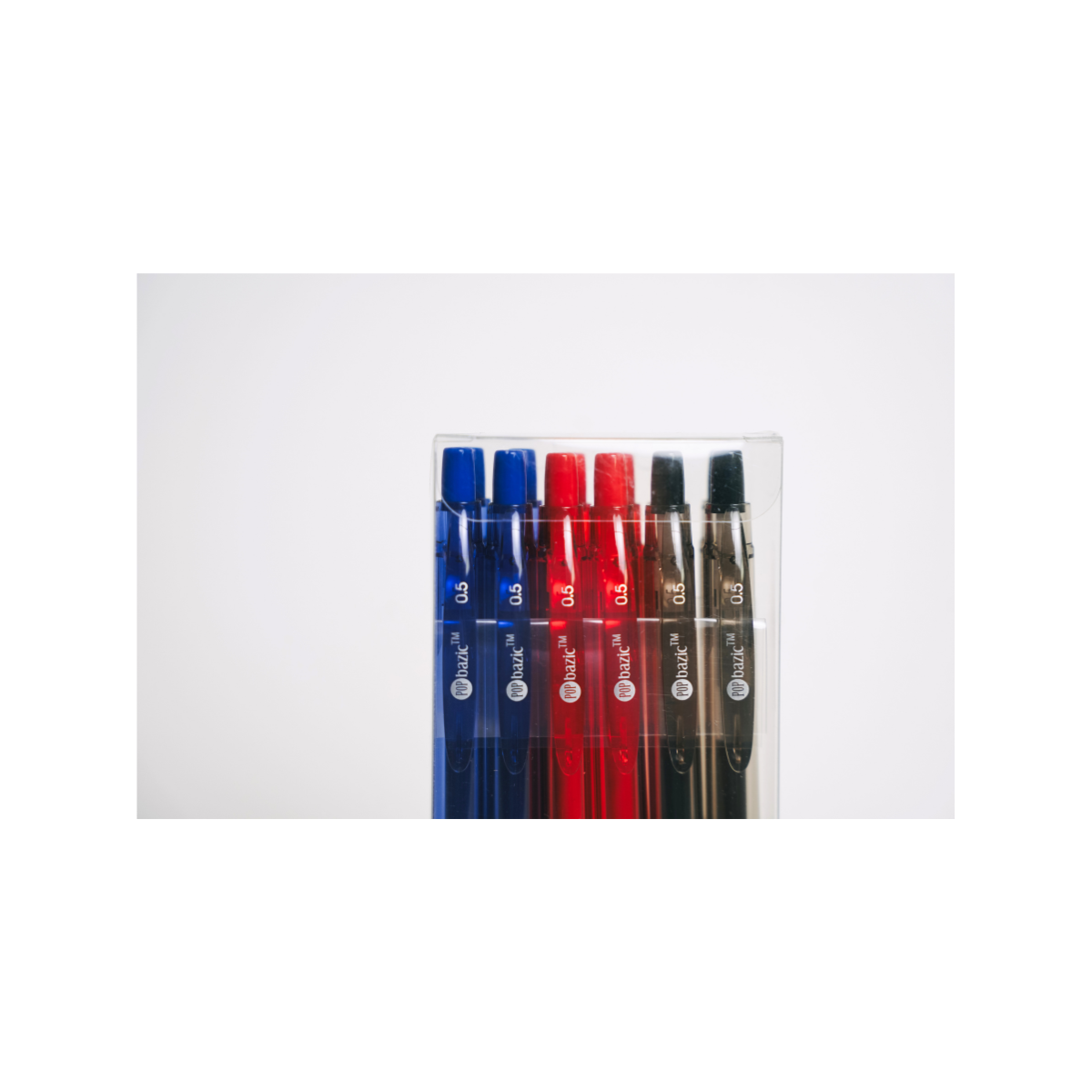 Pop Bazic Gel Pen 0.5mm 12s Mix