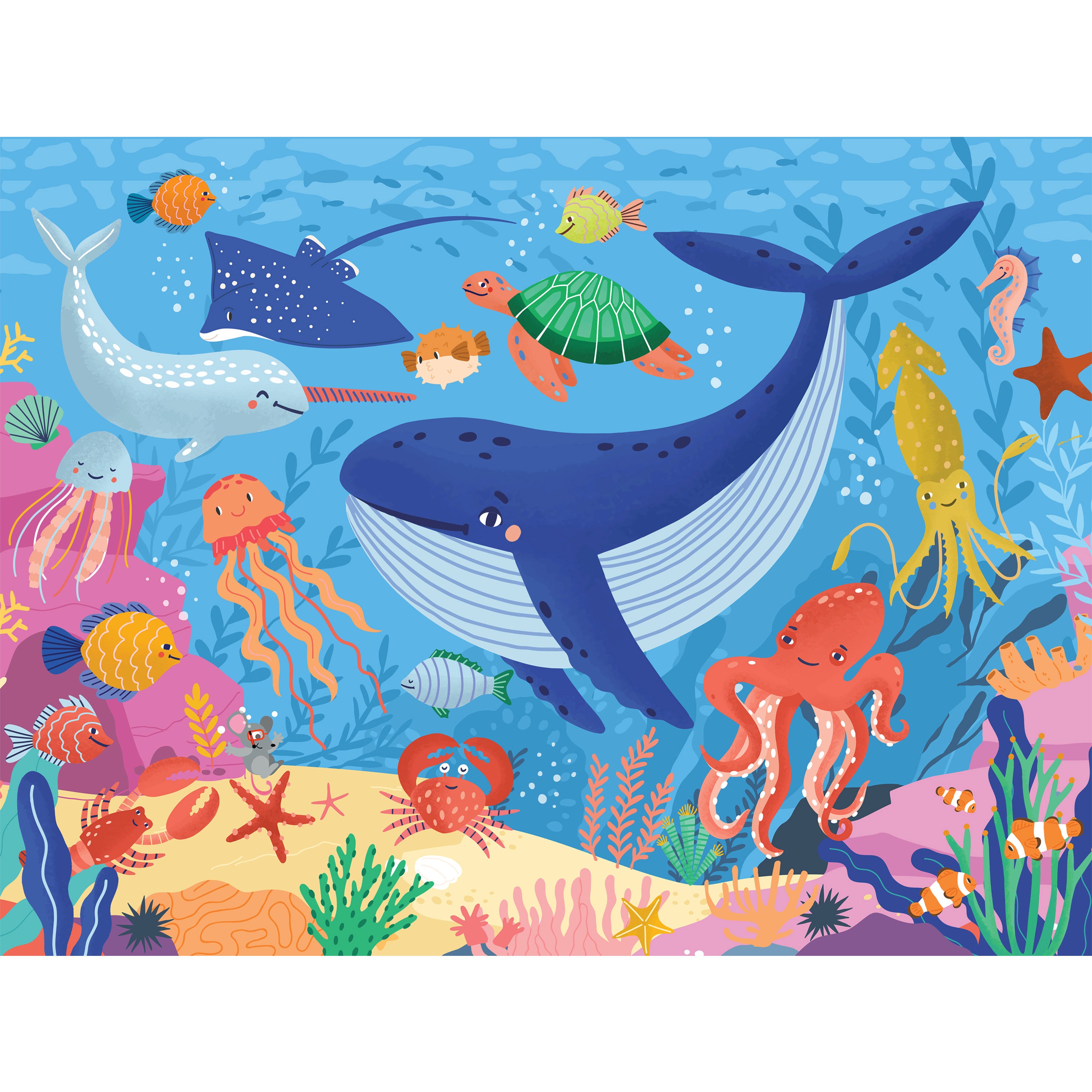 JR JIGSAW CARRY N PLAY PUZZLE UNDER THE SEA