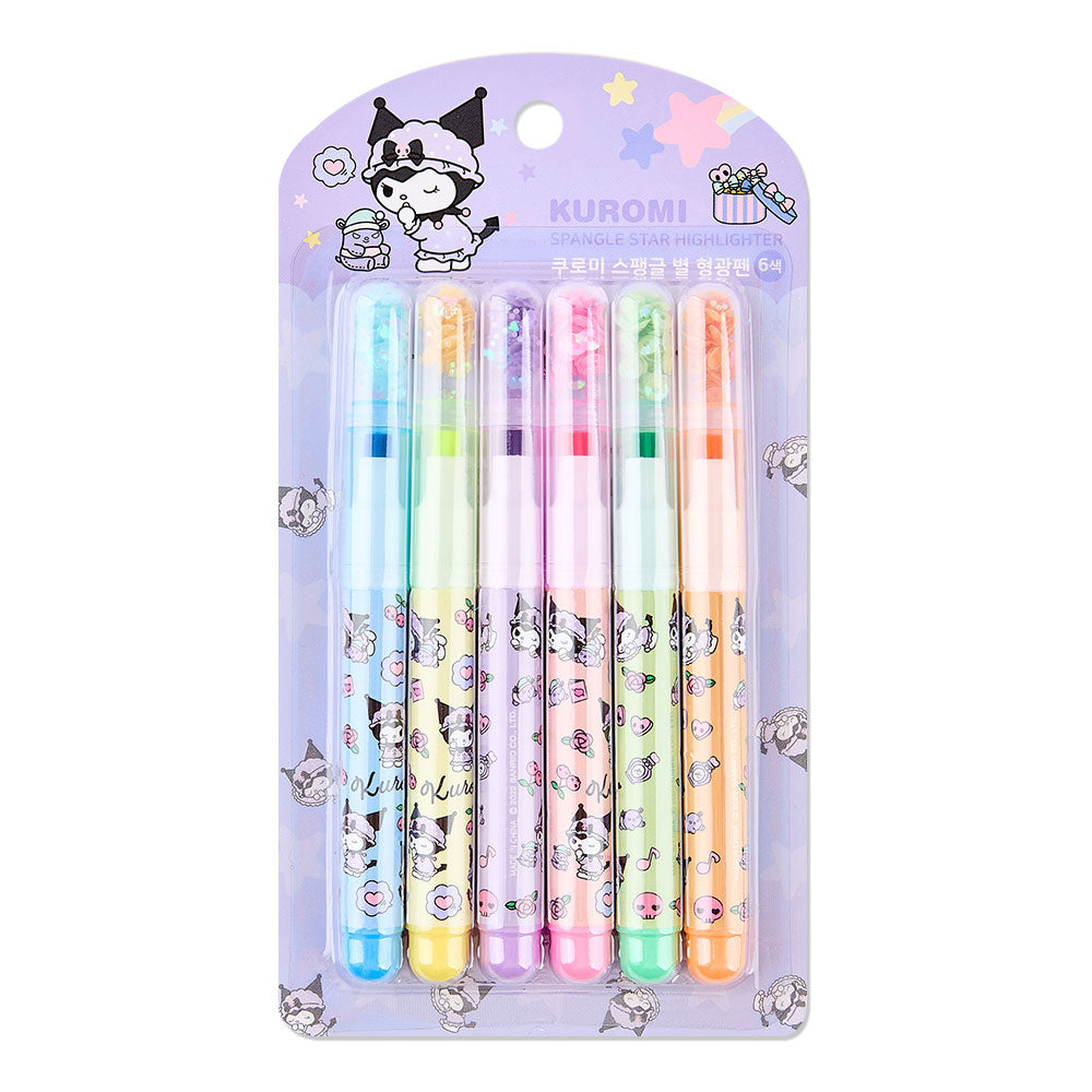 Sanrio Kuromi Spangle Highlighter 6's Set