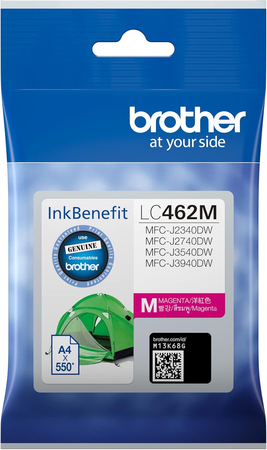 Brother LC462M Magenta Original InnobellaTM Ink Cartridge, for MFC-J2340DW, MFC-J2740DW, MFC-J3940DW