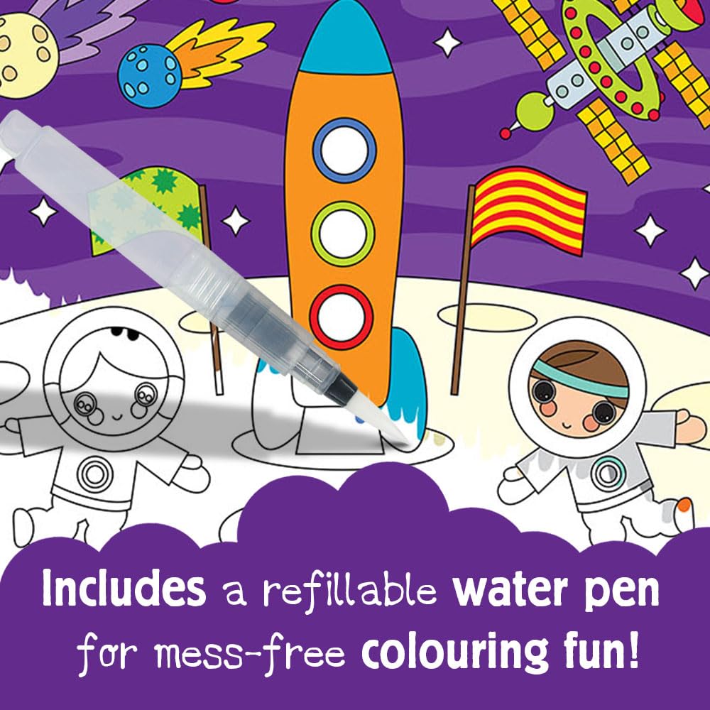 Search and Find Space (Water Painting Seek and Find) (Hardcover)