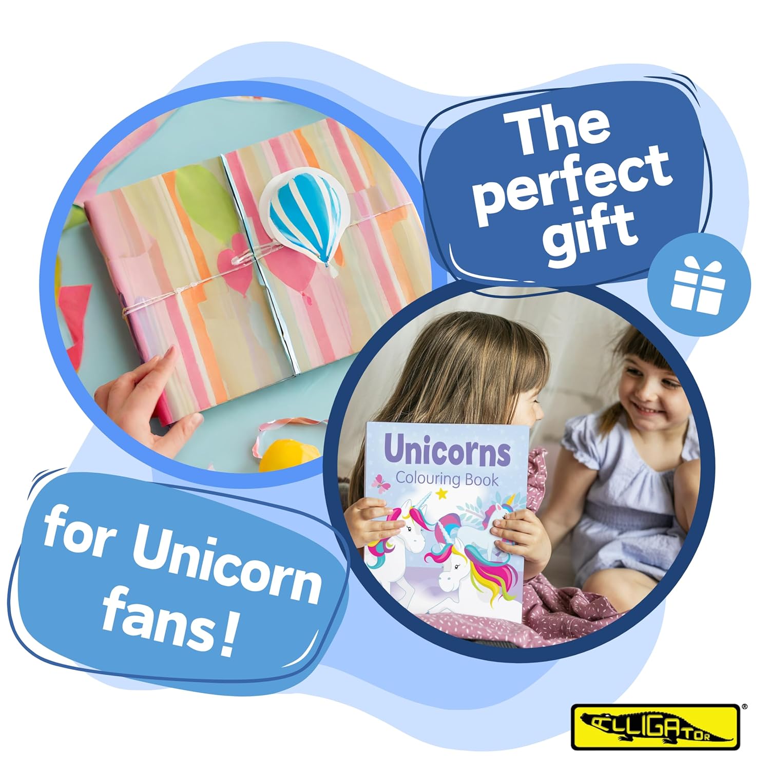 Unicorns Colouring Book (Purple)