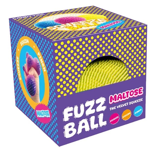 Fuzz Ball Maltose Squishy - Assorted Colour
