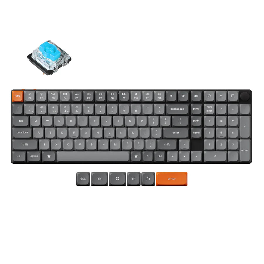 KEYCHRON K17 MAX - Black (Blue Switches)