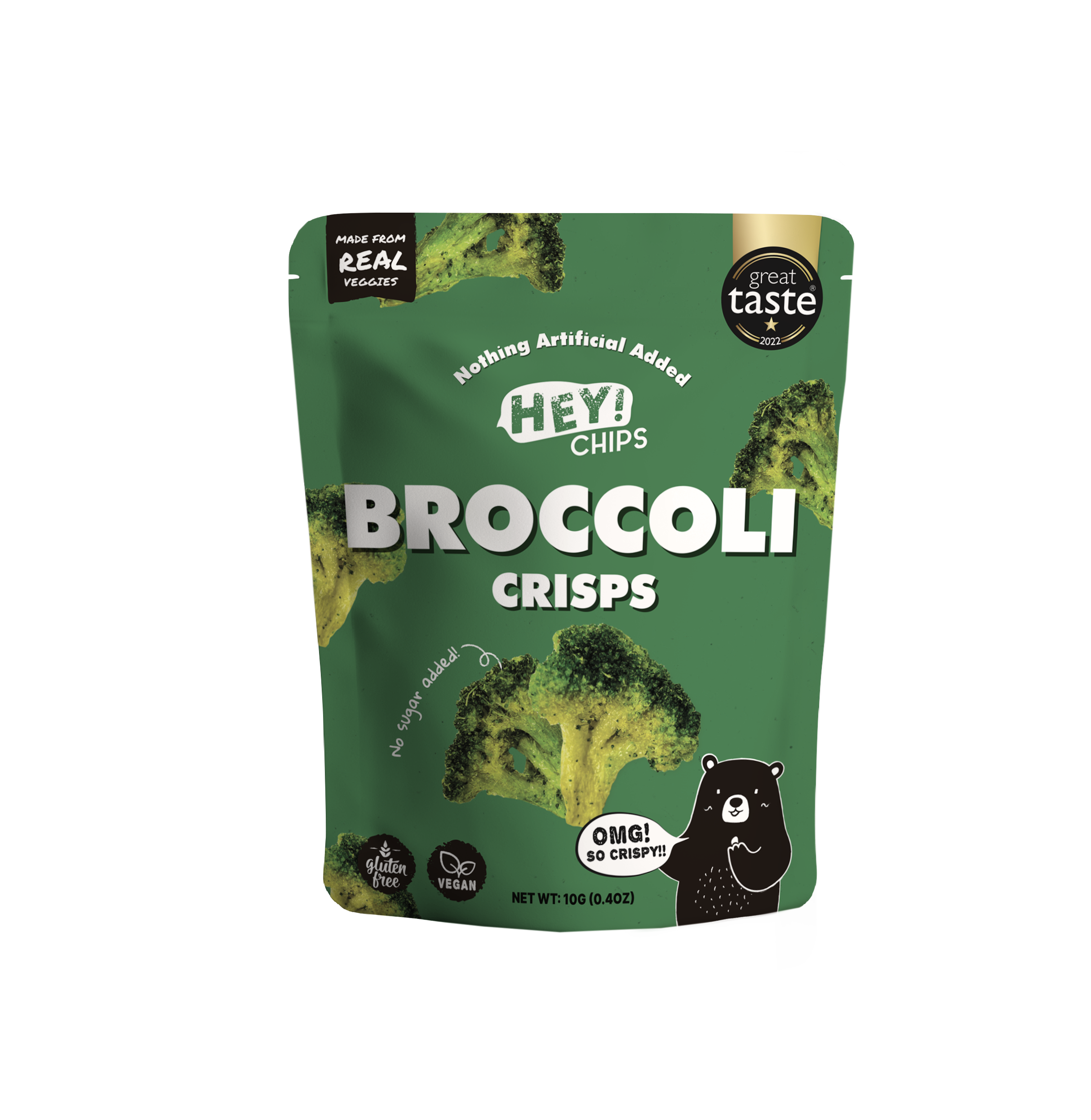 Hey Chips Broccoli Crisps 10g