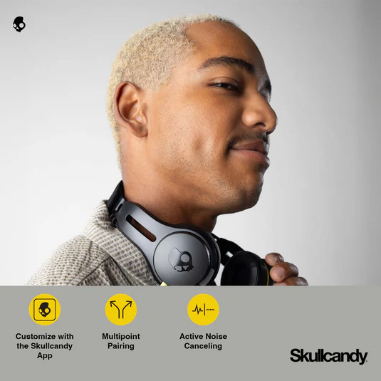 Skullcandy Icon ANC Noise Cancelling Wireless Over-Ear Headphones Black