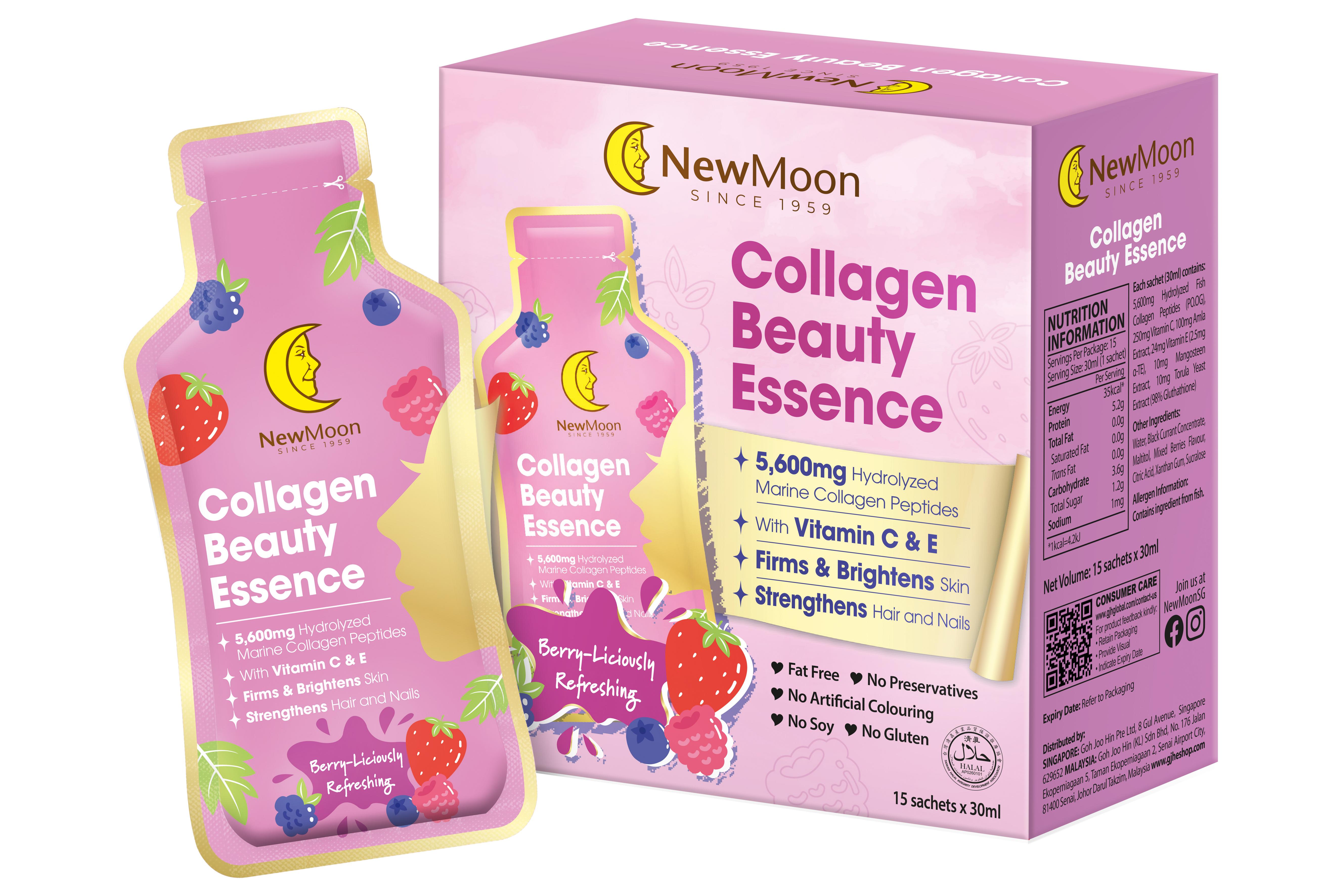 New Moon Collagen Beauty Essence 5600mg 30ml x 15 sachets